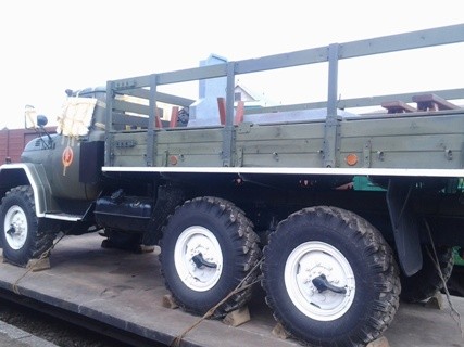 Xe tải dùng để chở tiêu binh có số lượng nhiều nhất trong đoàn xe tiêu binh
